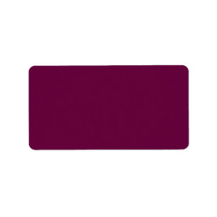 Etiqueta Cor Sólida Roxo-Típica