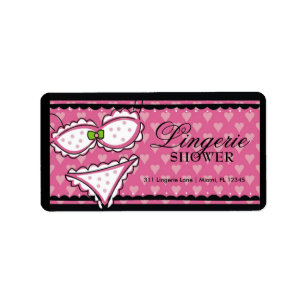Etiqueta Coração da lingerie 311