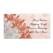 Coral e recife branco