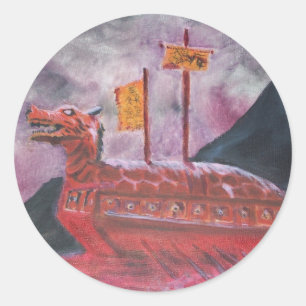 Etiqueta coreana do navio da tartaruga