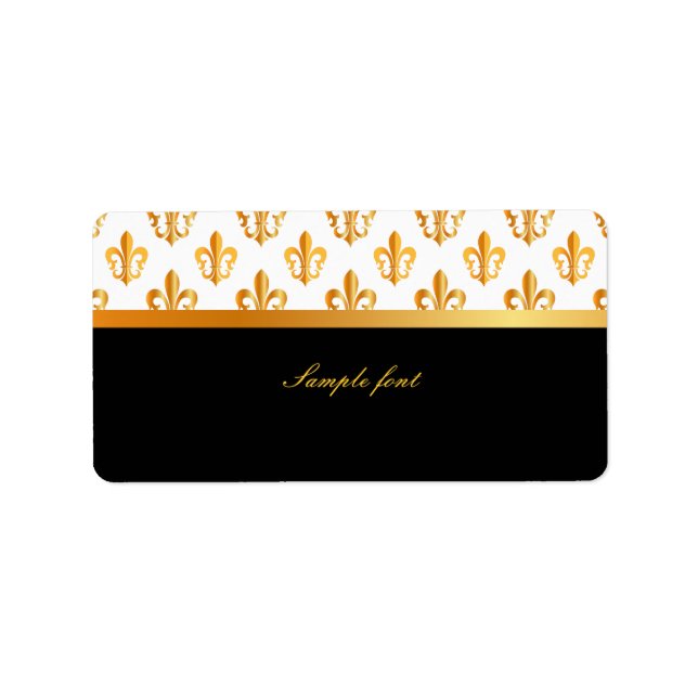 Etiqueta Cores PixDezines Fleur de lis /DIY! (Frente)