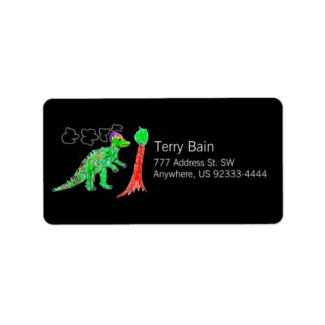 Etiqueta Coritossauro (Frente)