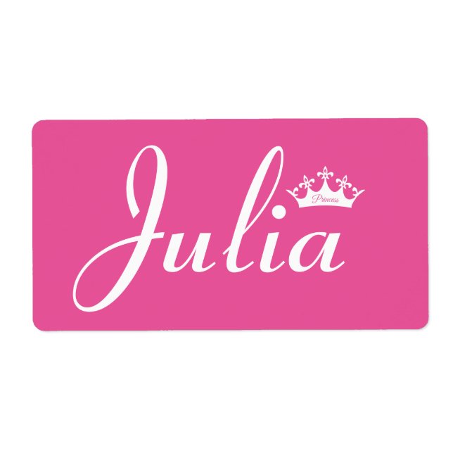 Etiqueta Coroa da Princesa (Frente)