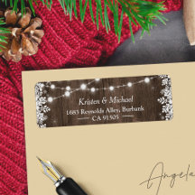 Corrente Corda Luz Madeira Flocos de neve de inver