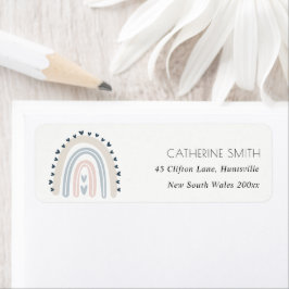 ETIQUETA CORTE TRENDY BLUSH BLUE KIDS CARTÃO CORAÇÃO