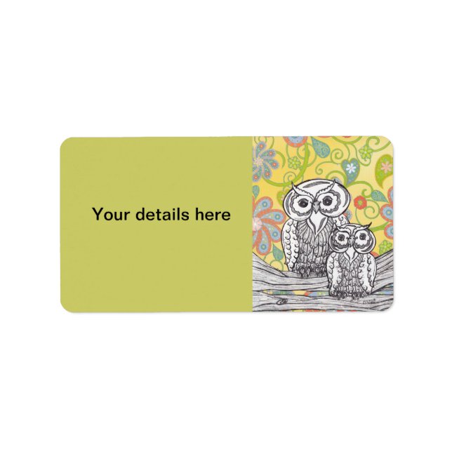 Etiqueta Corujas 03 (Frente)