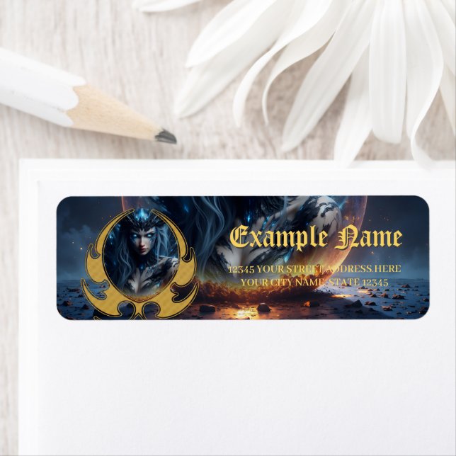 Etiqueta Cosmic Witch – Born from the Star Sphere.  (Insitu)