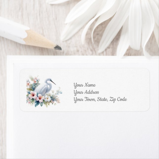 Etiqueta Costeira de praia de Egret Island (Insitu)