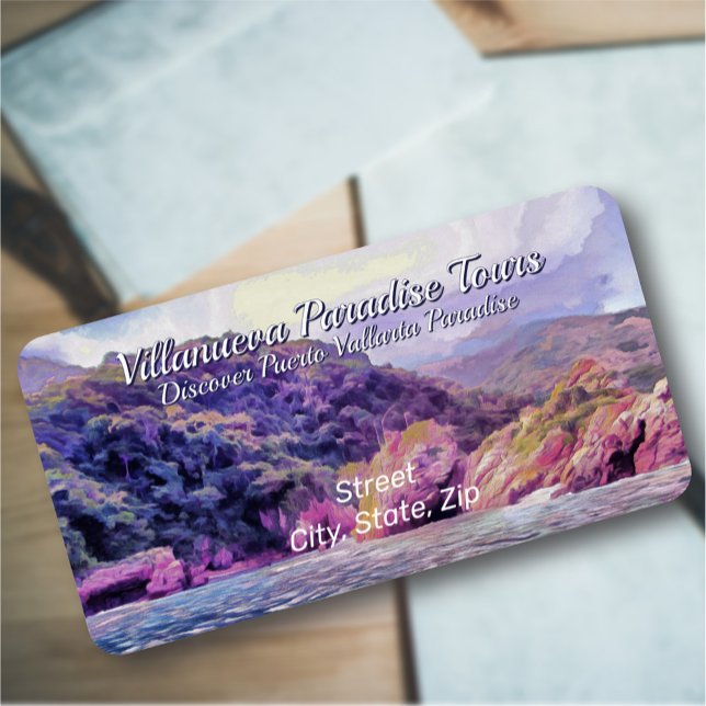 Etiqueta Costeira Yelapa para Puerto 1620 Endereço (Criador carregado)