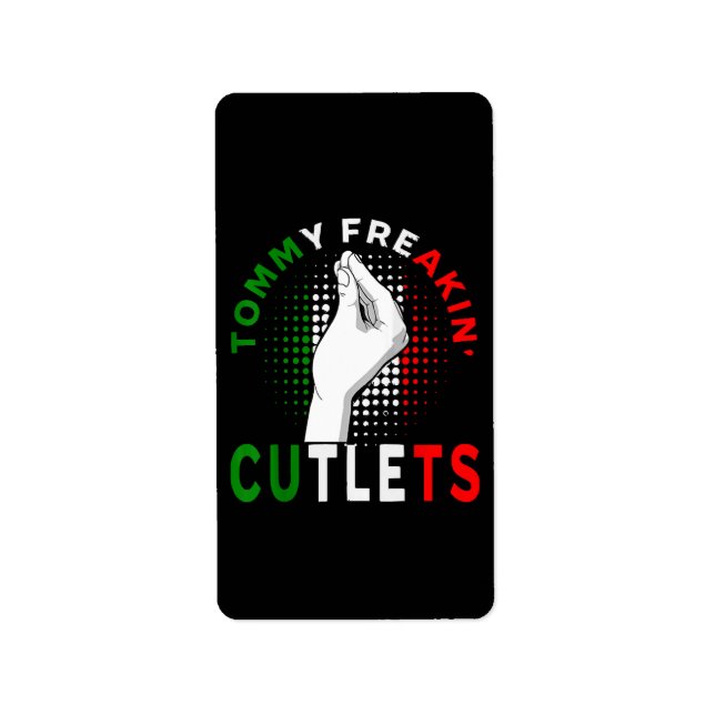 Etiqueta Costeletas Tommy (Frente)