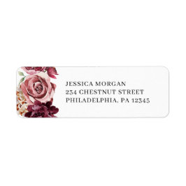 Etiqueta Country Boho Return Address Label