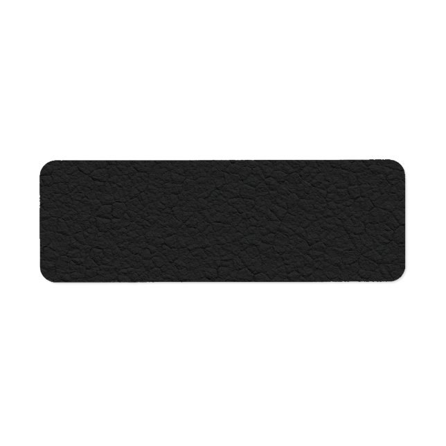 Etiqueta Couro Negro Texturizado (Frente)