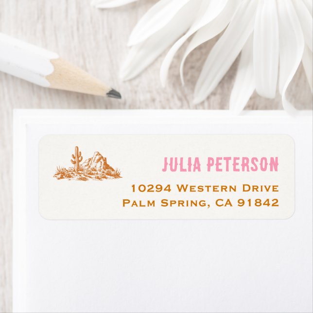 Etiqueta Cowgirl Western Rodeo Party  (Insitu)