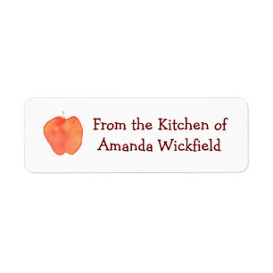 Etiqueta Cozinha Apple