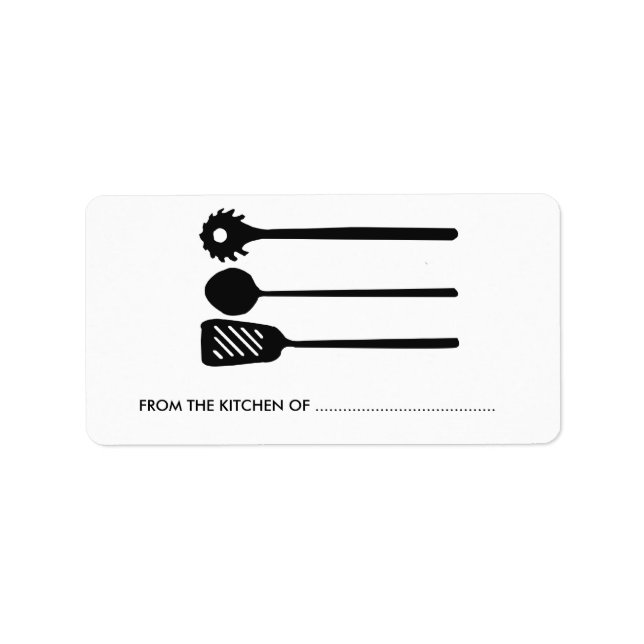 Etiqueta Cozinhar caseiras (Frente)