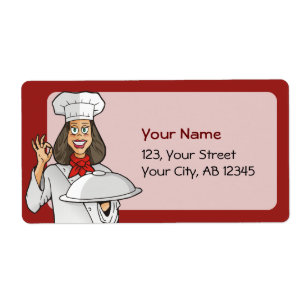 Etiqueta Cozinhar de Chef