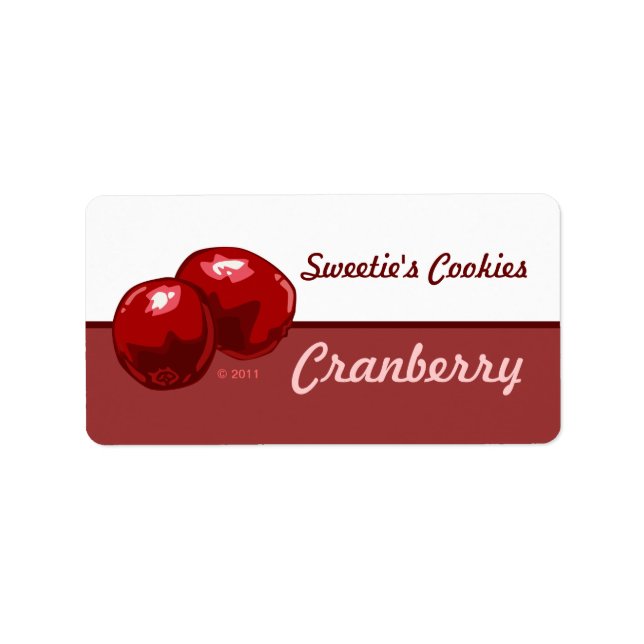 Etiqueta Cranberry Labels (Frente)