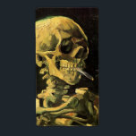 Etiqueta Crânio com cigarro queimado por Vincent van Gogh<br><div class="desc">Crânio com Cigarro queimado por Vincent van Gogh é um apos impressionismo de arte de vintage que ainda pinta a vida. Um retrato do esqueleto humano fumando. Imagem do excelente a utilizar em produtos anti-tabagismo. Fumar matares 1.000 a cada ano, ajudar alguém a parar de fumar hoje. Imagem de excelente...</div>