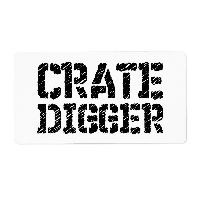 Etiqueta Crate Digger (Frente)