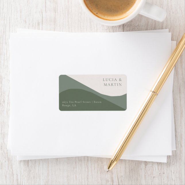 Etiqueta Crazy Right Now Wedding Address (Insitu)