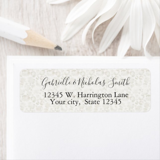 Etiqueta Creme Leopardo (Insitu)