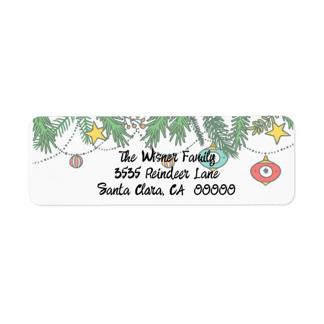 Etiqueta Criando memórias em volta da árvore (Frente)