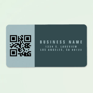 Etiqueta Crie um Código QR Escaneável   Endereço de Devoluç