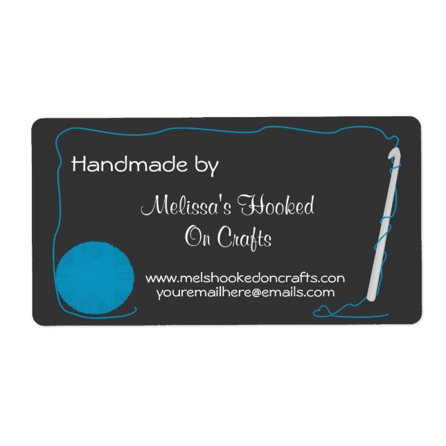 Etiqueta Crochet Handmade by Label (Frente)