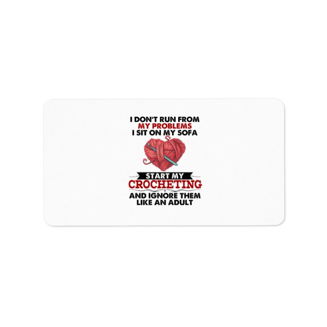 Etiqueta Crocheting (Frente)