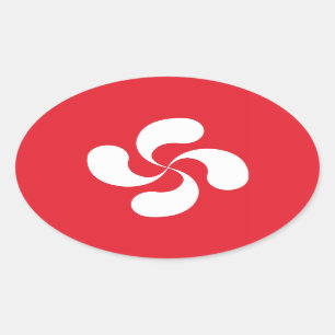 Etiqueta Cruz Basca “Lauburu "