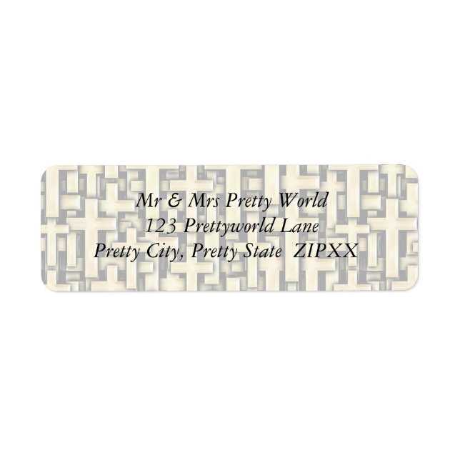 Etiqueta Cruzamentos de ouro (Frente)