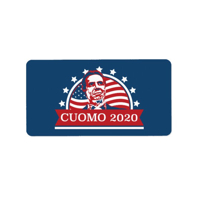 Etiqueta Cuomo 2020 | Votação do Presidente (Frente)