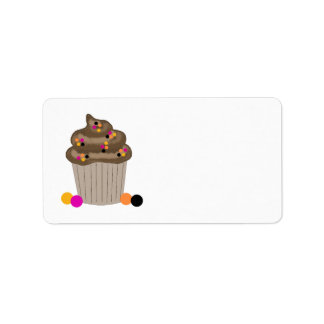 Etiqueta Cupcake de chocolate