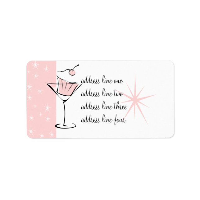 Etiqueta Cupcakes e Martinis (Frente)