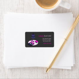 Etiqueta Custom Book Club Address Labels