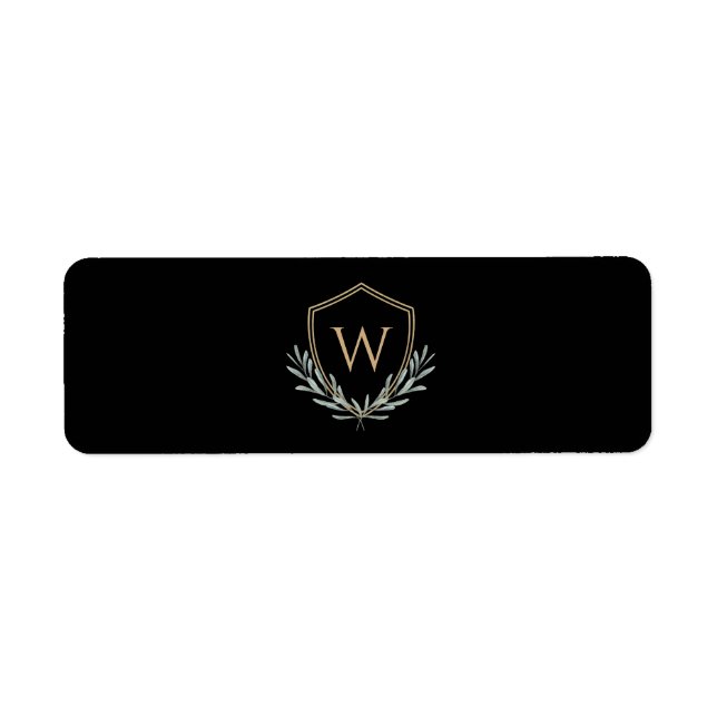 Etiqueta Custom Cigar Band with Monogram Crest (Frente)
