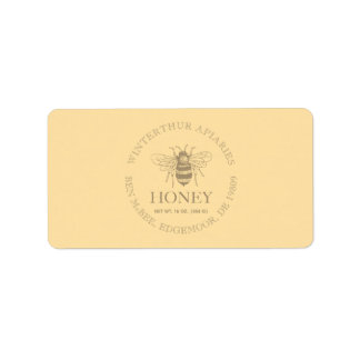 Etiqueta Custom Honey Business Promotional