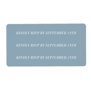 Etiqueta Custom 'new RSVP date' stickers for Michelle