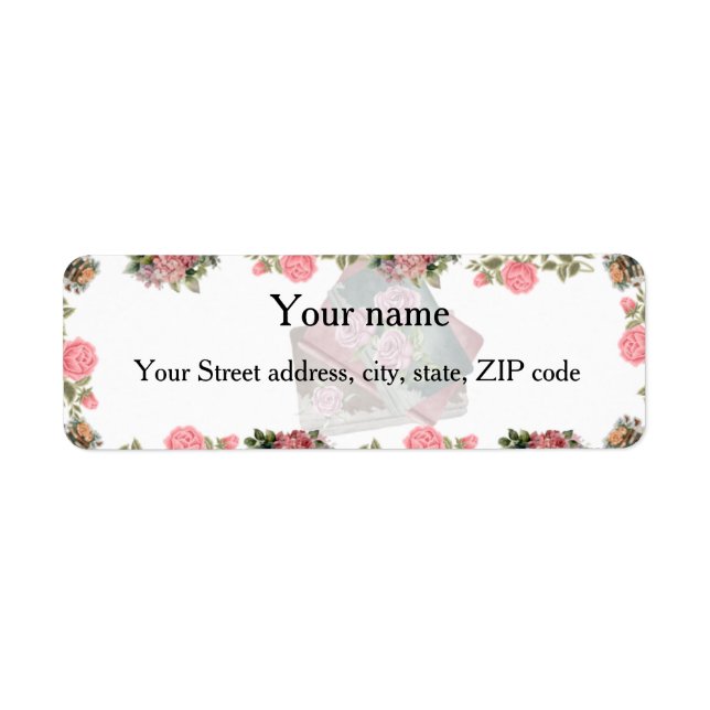 Etiqueta Custom Return Address Labels (Frente)
