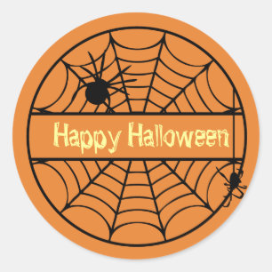Etiqueta customizável da Web de aranha do Dia das