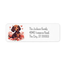 Cute Dachshund Puppy Kawaii Chibi