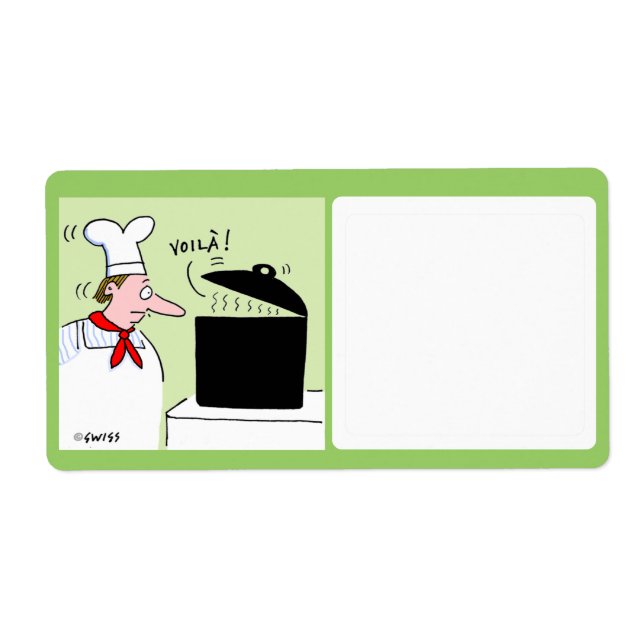 Etiqueta Cute Food Storage Label (Frente)