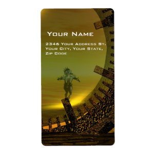 Etiqueta CYBORG TITAN EM HIPERION DESERTA O Sci-Fi