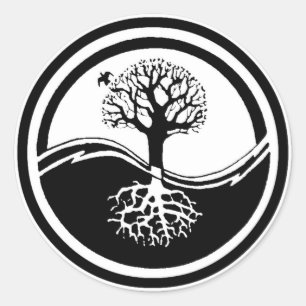 Etiqueta da árvore do ~ de Yin Yang