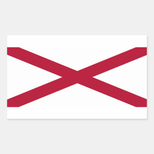 Etiqueta da bandeira de Alabama*
