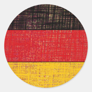 Etiqueta da BANDEIRA de ALEMANHA