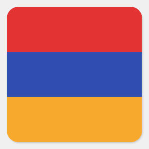 Etiqueta da bandeira de Arménia