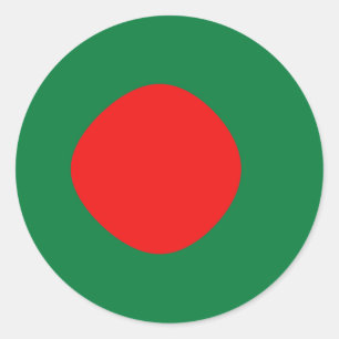 Etiqueta da bandeira de Bangladesh Fisheye