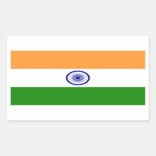 Etiqueta da bandeira de Indian*