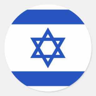 Etiqueta da bandeira de Israel